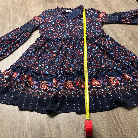 Glamorous Sugar, Sugar Navy Blue Disty Pint Swing Dress - Picture 8 of 12